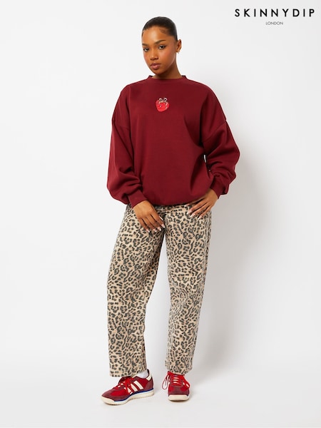 Skinnydip Red When You Know You Know Sweatshirt (AU4449) | €46