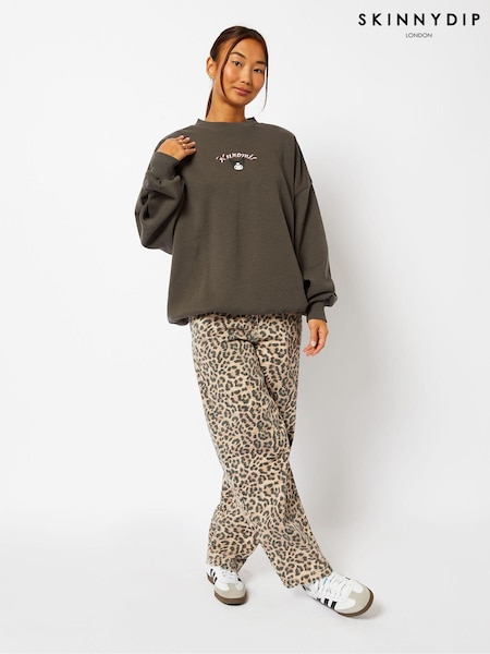 Skinnydip Grey Hello Kitty Kuromi Cherry Sweatshirt (AU4509) | €55