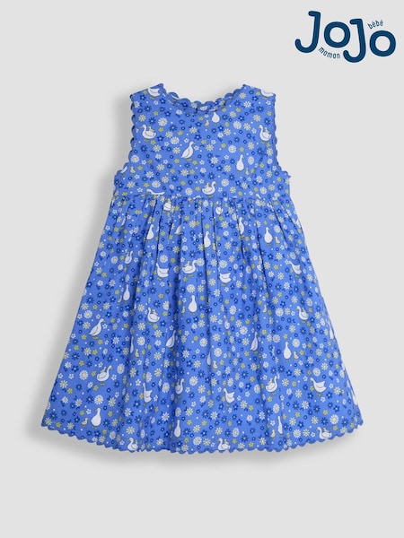 JoJo Maman Bébé Blue Duck Floral Printed Summer Dress (AU4634) | $40 - $45