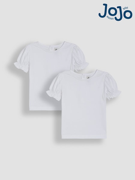 JoJo Maman Bébé 2-Pack Pretty T-Shirts (AU4653) | 24 € - 29 €