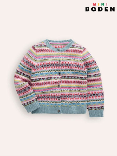 Boden Edie Fairisle Pattern Cardigan (AU4745) | 193 LEI - 219 LEI