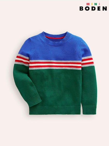 Verde - Boden Colour Block Jumper (AU4848) | 47 € - 55 €