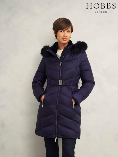 Hobbs Blue Alis Puffer jacket (AU4923) | ₪1,001