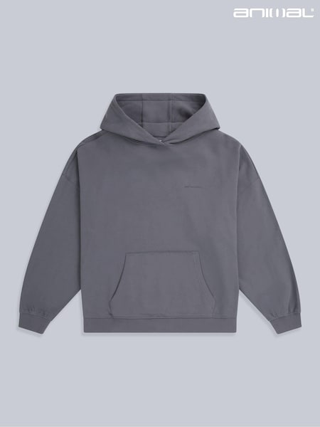 رمادي - Animal Womens Idol Drop Shoulder Hoodie (AU4942) | ‏285 د.إ.‏