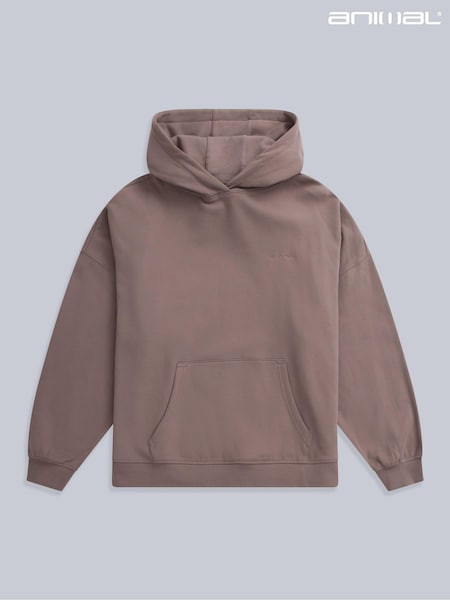 بني - Animal Womens Idol Drop Shoulder Hoodie (AU4947) | ‏285 د.إ.‏