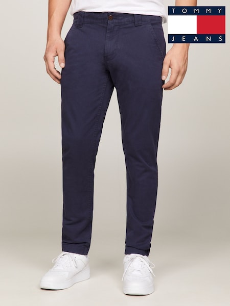 כחול  - Tommy Jeans Tjm Scanton Chino Trousers (AU5026) | ‏377‏₪