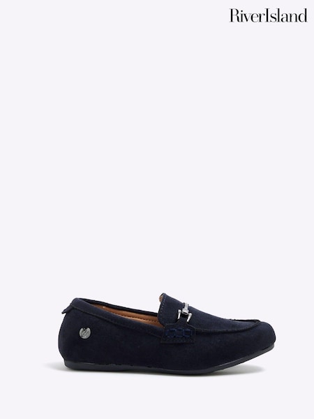 River Island Blue Boys Loafers (AU5121) | €34