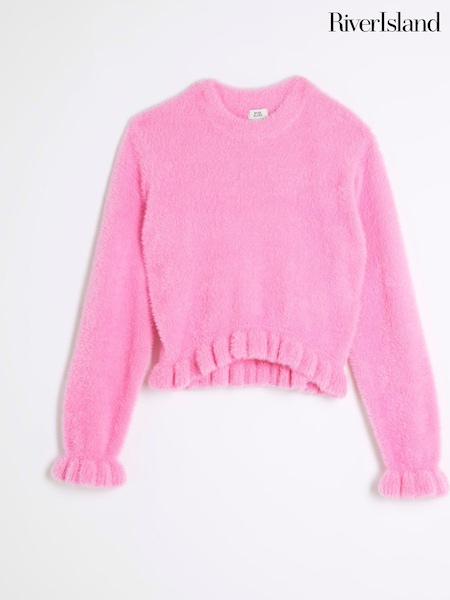 River Island Girls Frill Cropped Jumper (AU5139) | 83 LEI - 108 LEI