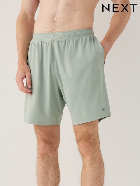 Sage Green Active Gym Textured Training Shorts (AU5320) | €18