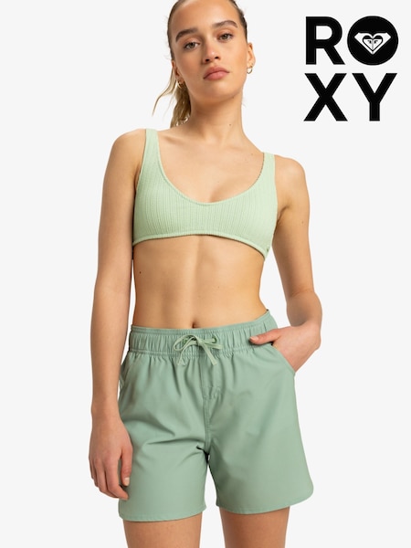 Roxy Green Wave 5 Inch Mid Logo Board Shorts (AU5409) | €60