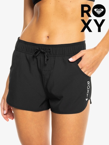 Negro - Roxy Wave 2 Inch Logo Board Shorts (AU5431) | 57 €