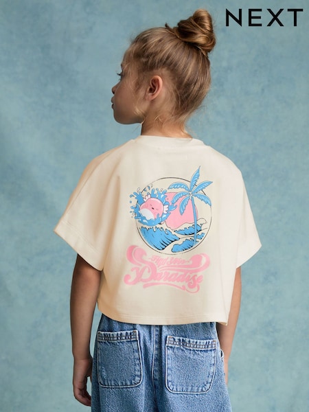 Ecru Squishmallows License 100% Cotton T-Shirt (5-12yrs) (AU5497) | €20 - €24