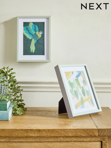 Set of 2 Sage Green Hadley Photo Frames (AU5525) | €9 - €17