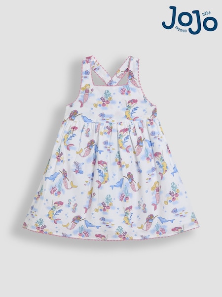 JoJo Maman Bébé Mermaid Scene Cross Back Dress (AU5558) | 33 € - 37 €