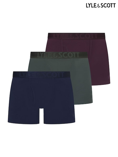 Lyle & Scott Sutherland Premium Underwear Trunks 3 Pack (AU6047) | ‏210 د.إ.‏