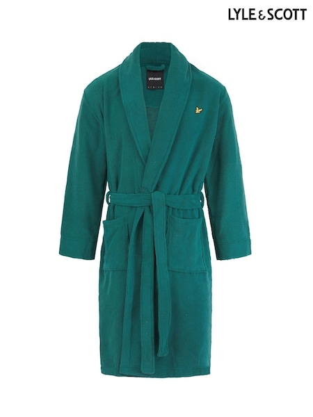 Lyle & Scott Green Lucas Bathrobe (AU6052) | $93