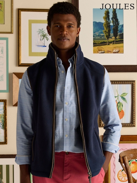 Heritage Fleece Navy Gilet (AU6126) | €82.95