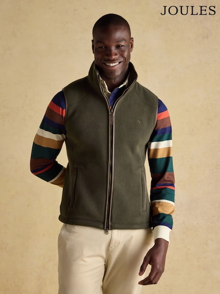 Heritage Fleece Green Gilet (AU6127) | €82.95