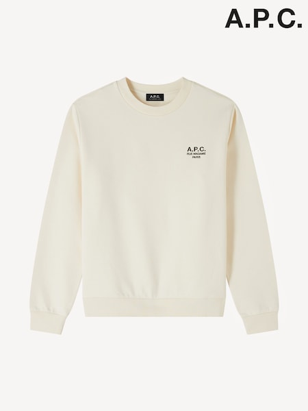 A.P.C. Cream Rue Madame Standard Sweatshirt (AU6153) | AED1,223
