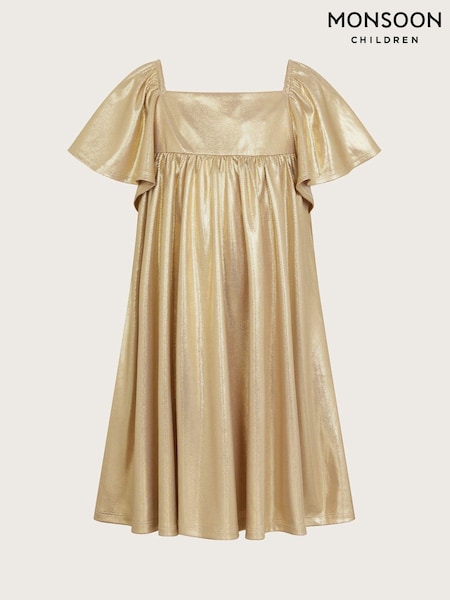 Monsoon Metallic Angel Sleeve Dress (AU6160) | ‏186 ر.س.‏ - ‏207 ر.س.‏