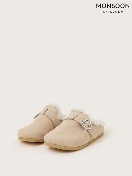 Monsoon Borg Lined Buckle Slipper Clogs (AU6167) | €26 - €29