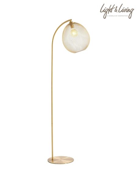 Light & Living Gold Moroc Floor Lamp (AU6185) | €258