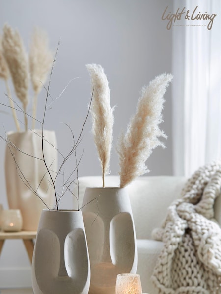 Light & Living White Face Pot (AU6204) | €73