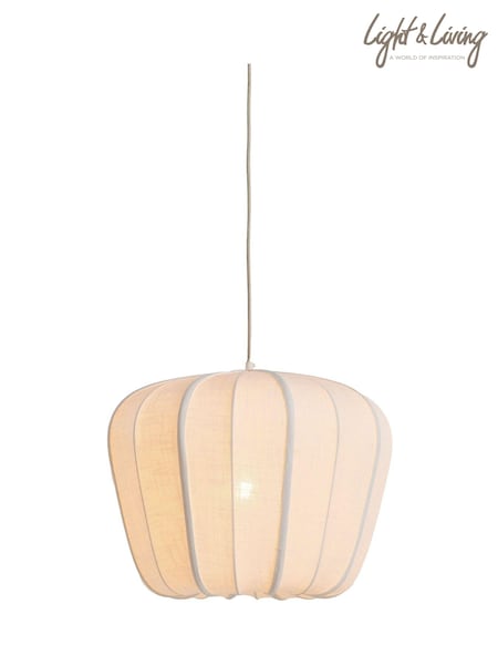 Light & Living White Zubedo Pendant Ceiling Light (AU6228) | €239
