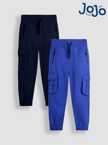 JoJo Maman Bébé Cargo Joggers 2 Pack (AU6283) | 41 € - 43 €