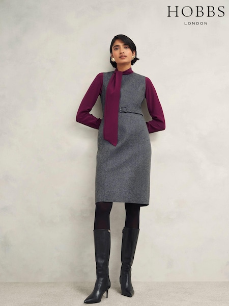 Hobbs Grey Elsie Dress (AU6344) | €259