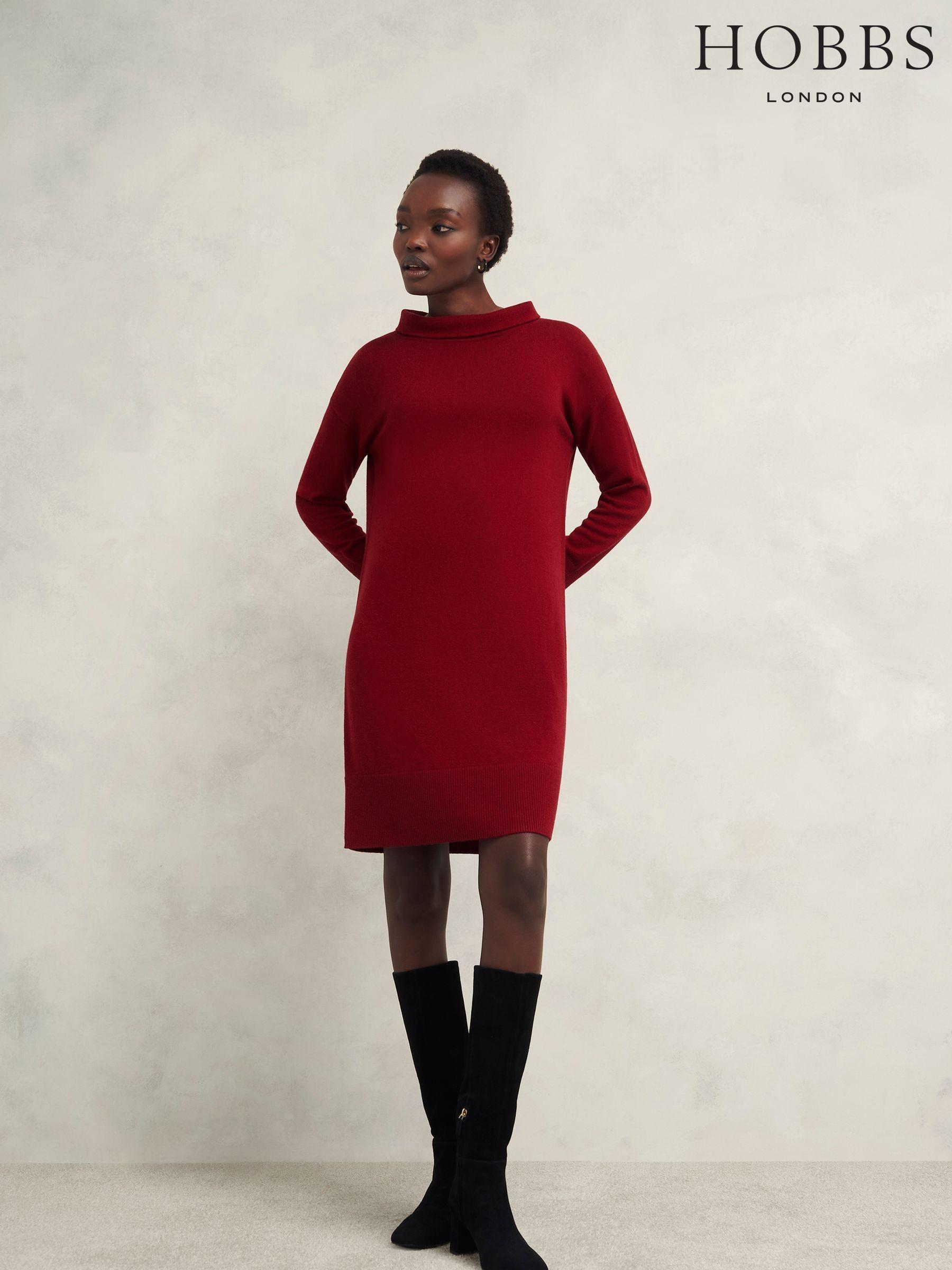 Red jumper dresses new arrivals