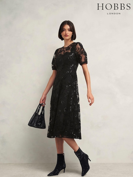 Hobbs Black Ami Lace Dress (AU6357) | 1,133 QAR
