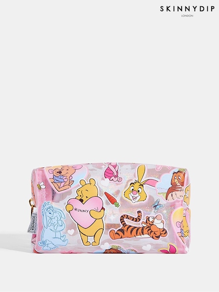 Skinnydip Pink Winnie the Pooh Cute Sticker Make-Up Bag (AU6376) | €18.50