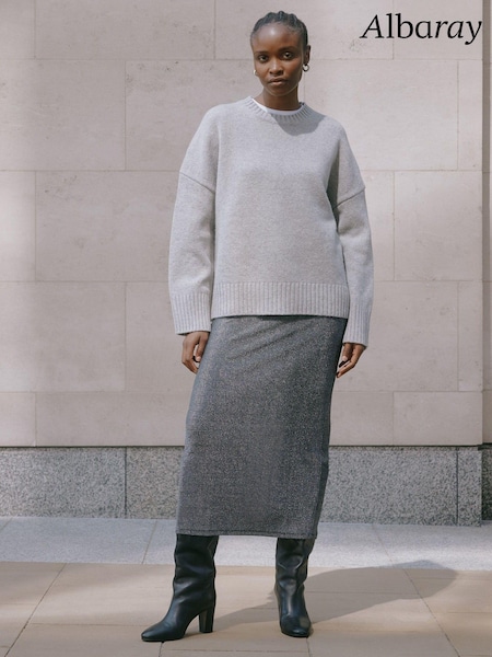 Albaray Silver Glitter Skirt (AU6406) | 53 €