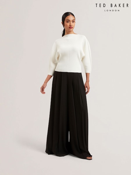 Kermanvaalea - Ted Baker Lilabth veistoksellinen Rib Pusero (AU6509) | €187