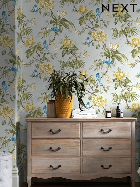 Birds & Blooms Wallpaper (AU6580) | ‏127‏₪