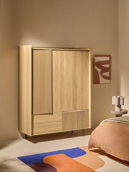 MADE.COM Oak Effect Blaze Triple, 3 drawers Wardrobe (AU6665) | €1,045
