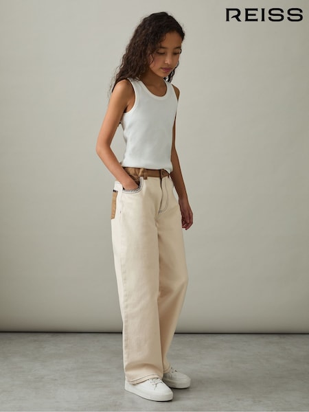 Reiss Marianne Colour-Block Straight-Leg Jeans (AU6776) | 70 €