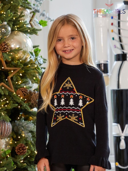 Threadgirls Crew Neck Christmas Jumper (AU6798) | €16
