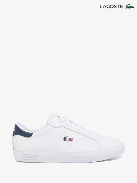 Lacoste Powercourt White Trainers (AU6954) | €119
