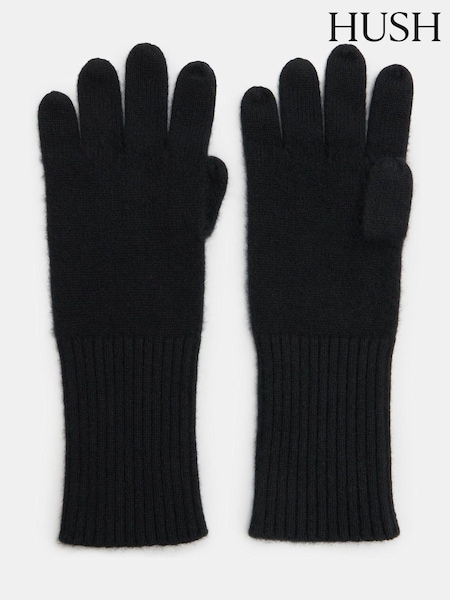 Hush Black Winter Cashmere Gloves (AU6969) | €63