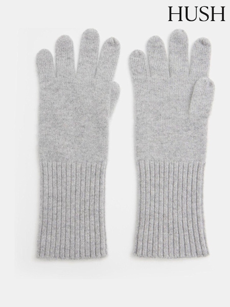 Hush Grey Winter Cashmere Gloves (AU6973) | €63