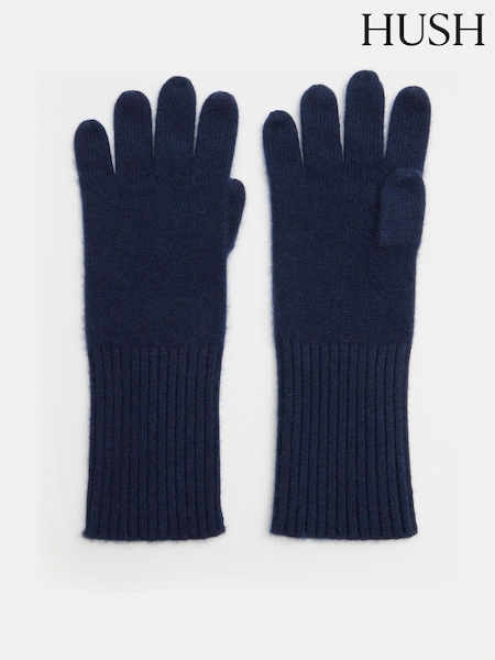 Hush Blue Winter Cashmere Gloves (AU6980) | €63