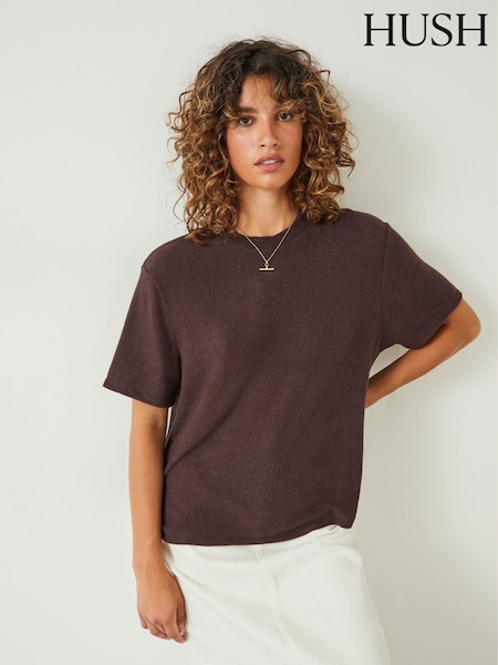 Hush Brown Elle Supersoft T-Shirt (AU6981) | 173 QAR