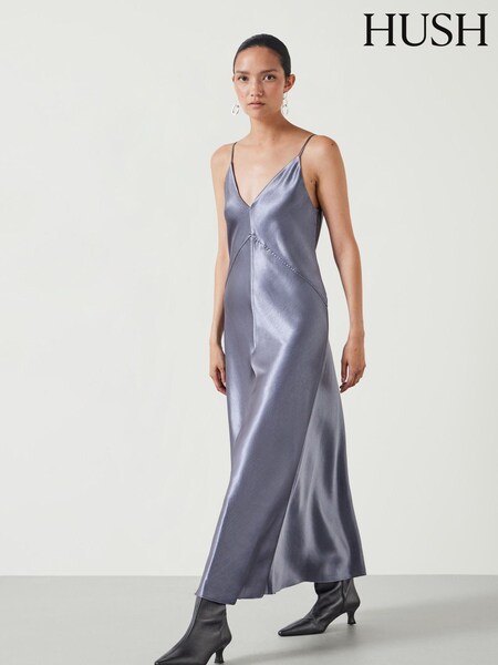 Hush Aurora Satin Slip Maxi Dress (AU7023) | €73