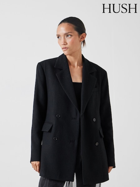 Hush Clarke Longline 100% Cotton Blazer (AU7027) | €315