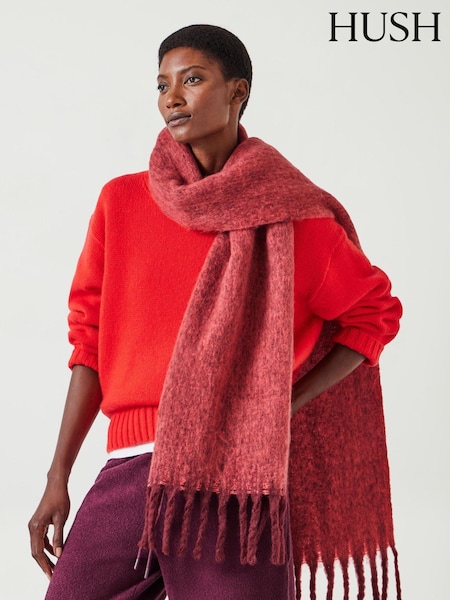Hush Purple Casey Colourblock Scarf (AU7134) | €63
