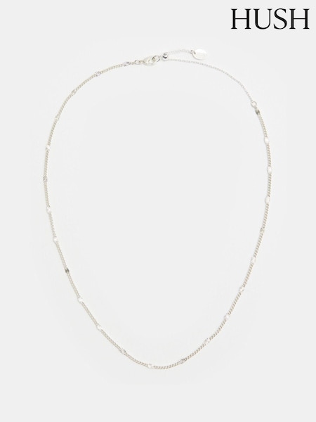 Hush Silver Tone Violet Chain Necklace (AU7171) | €46