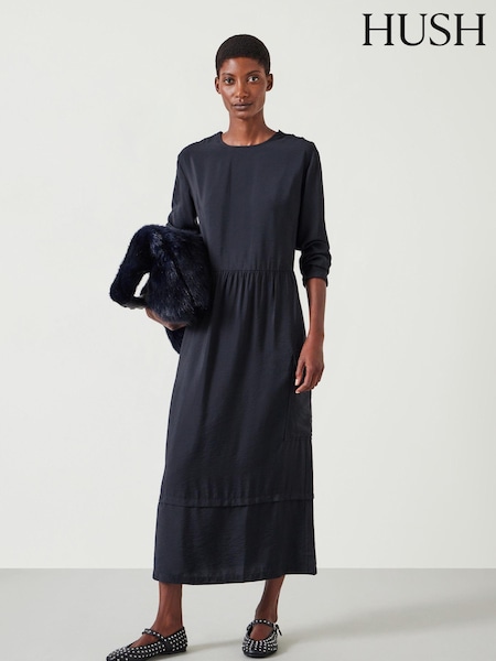 Hush Black Cristina Utility Maxi Dress (AU7181) | €61