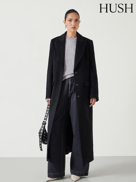 Hush Meridah Cashmere Blend 100% Cotton Coat (AU7189) | €385